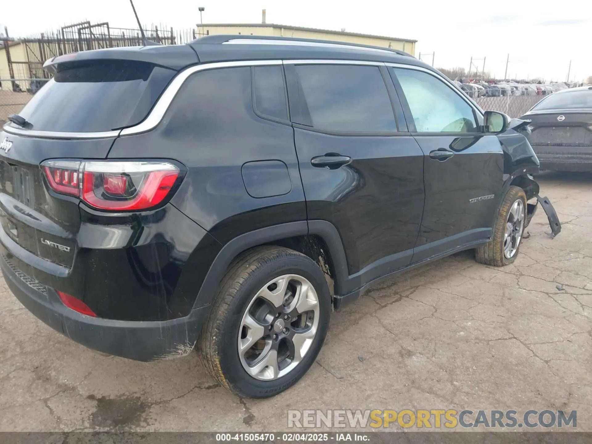 4 fotografías del automóvil dañado 3C4NJDCB6LT164075 JEEP COMPASS 2020