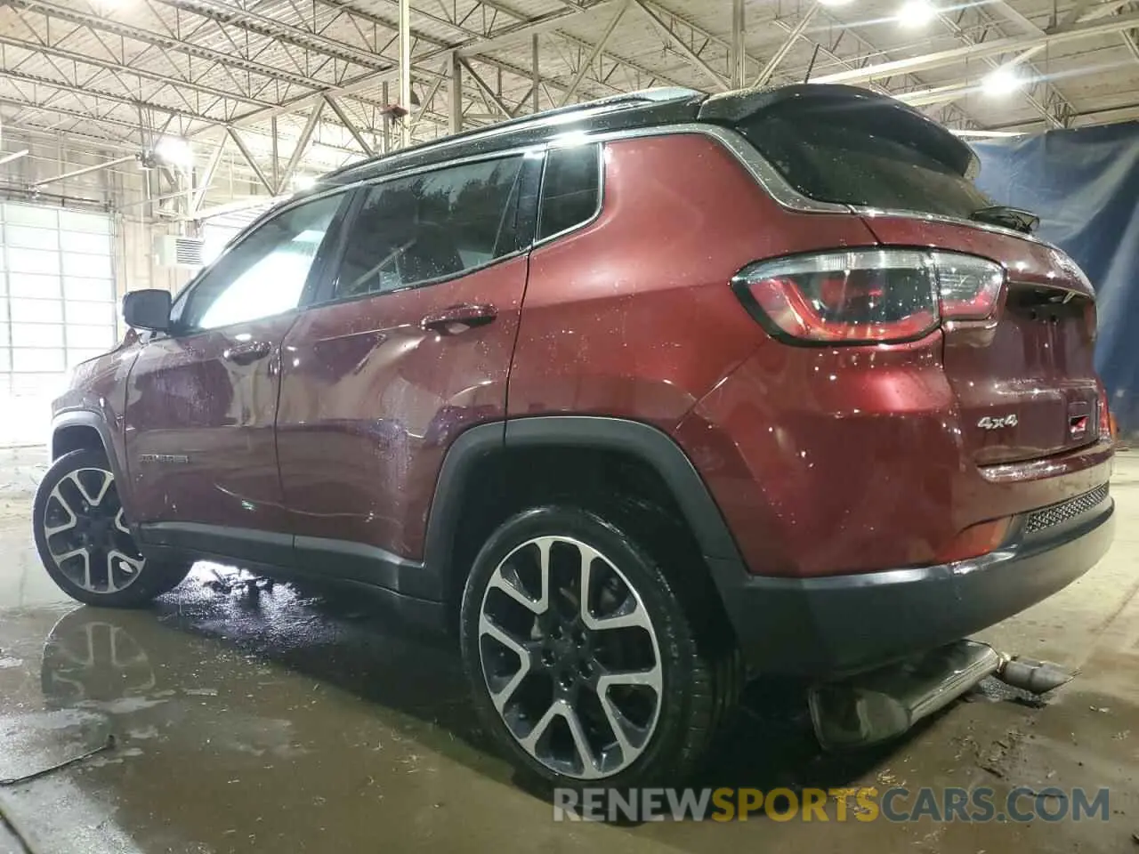 2 fotografías del automóvil dañado 3C4NJDCB6LT167512 JEEP COMPASS 2020