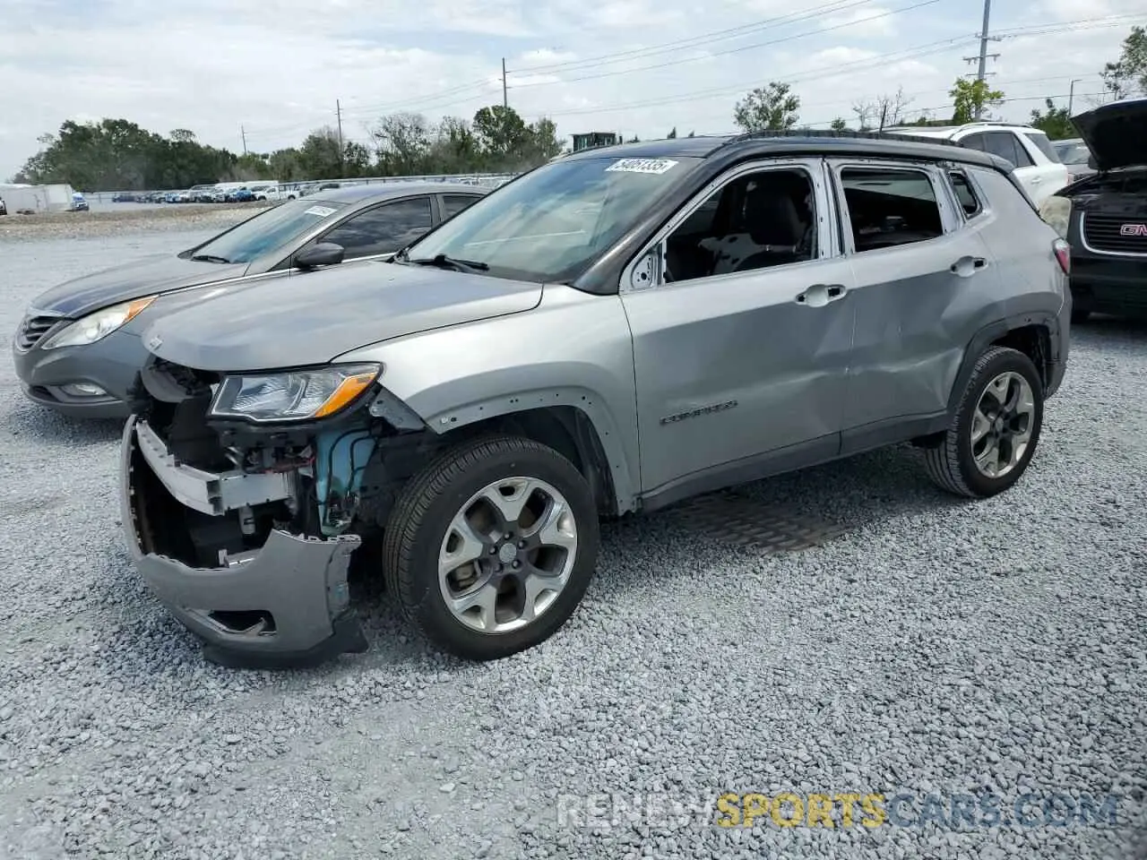 1 fotografías del automóvil dañado 3C4NJDCB7LT146233 JEEP COMPASS 2020