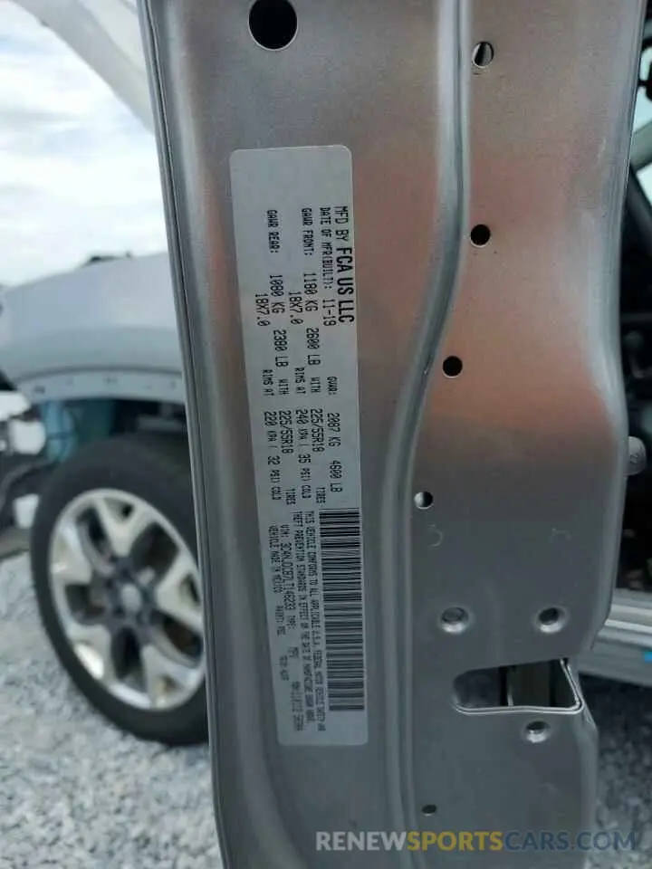 14 fotografías del automóvil dañado 3C4NJDCB7LT146233 JEEP COMPASS 2020