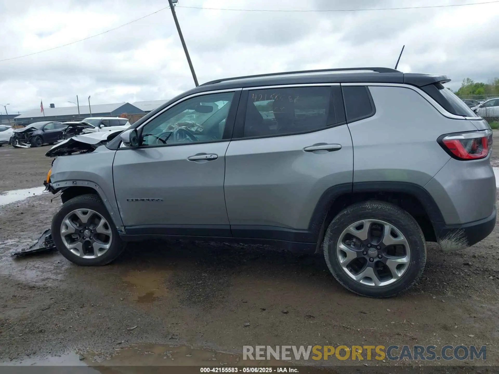 14 fotografías del automóvil dañado 3C4NJDCB7LT233985 JEEP COMPASS 2020