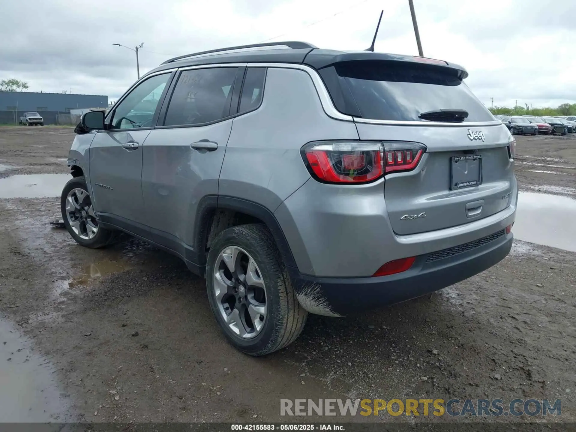 3 fotografías del automóvil dañado 3C4NJDCB7LT233985 JEEP COMPASS 2020