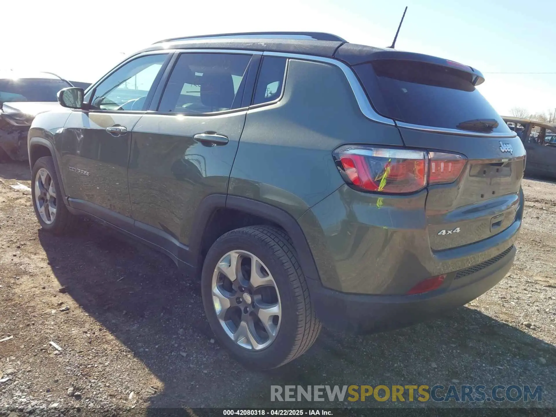 3 fotografías del automóvil dañado 3C4NJDCB8LT146337 JEEP COMPASS 2020