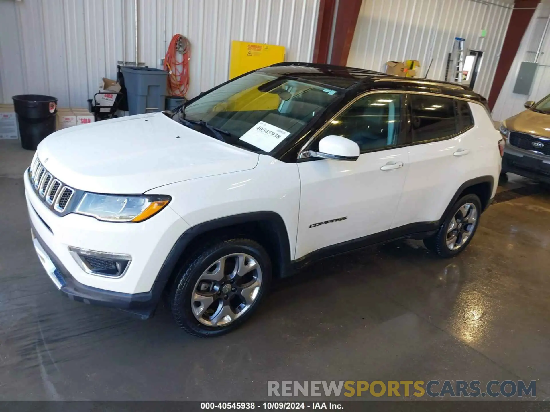 2 fotografías del automóvil dañado 3C4NJDCB8LT155331 JEEP COMPASS 2020