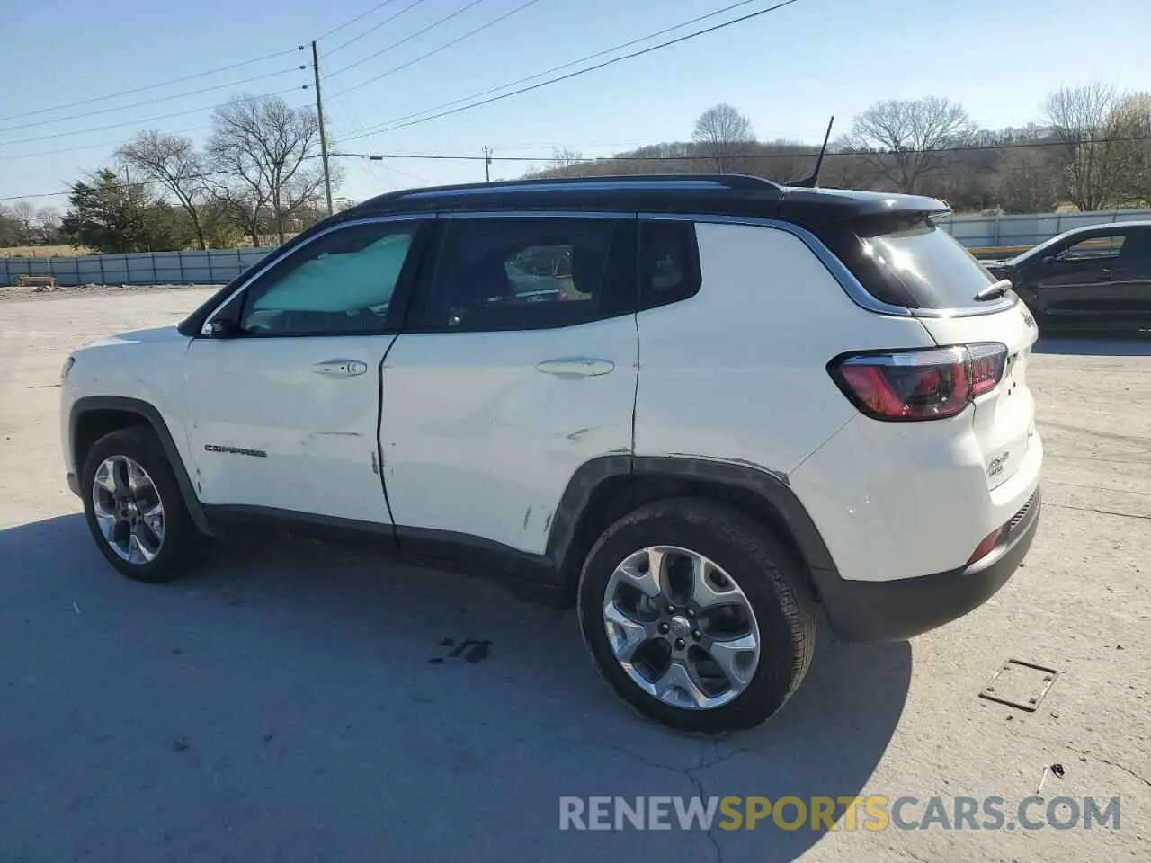 2 fotografías del automóvil dañado 3C4NJDCB9LT120202 JEEP COMPASS 2020