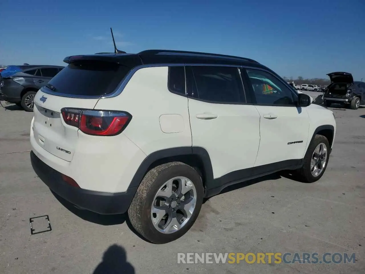 3 fotografías del automóvil dañado 3C4NJDCB9LT120202 JEEP COMPASS 2020