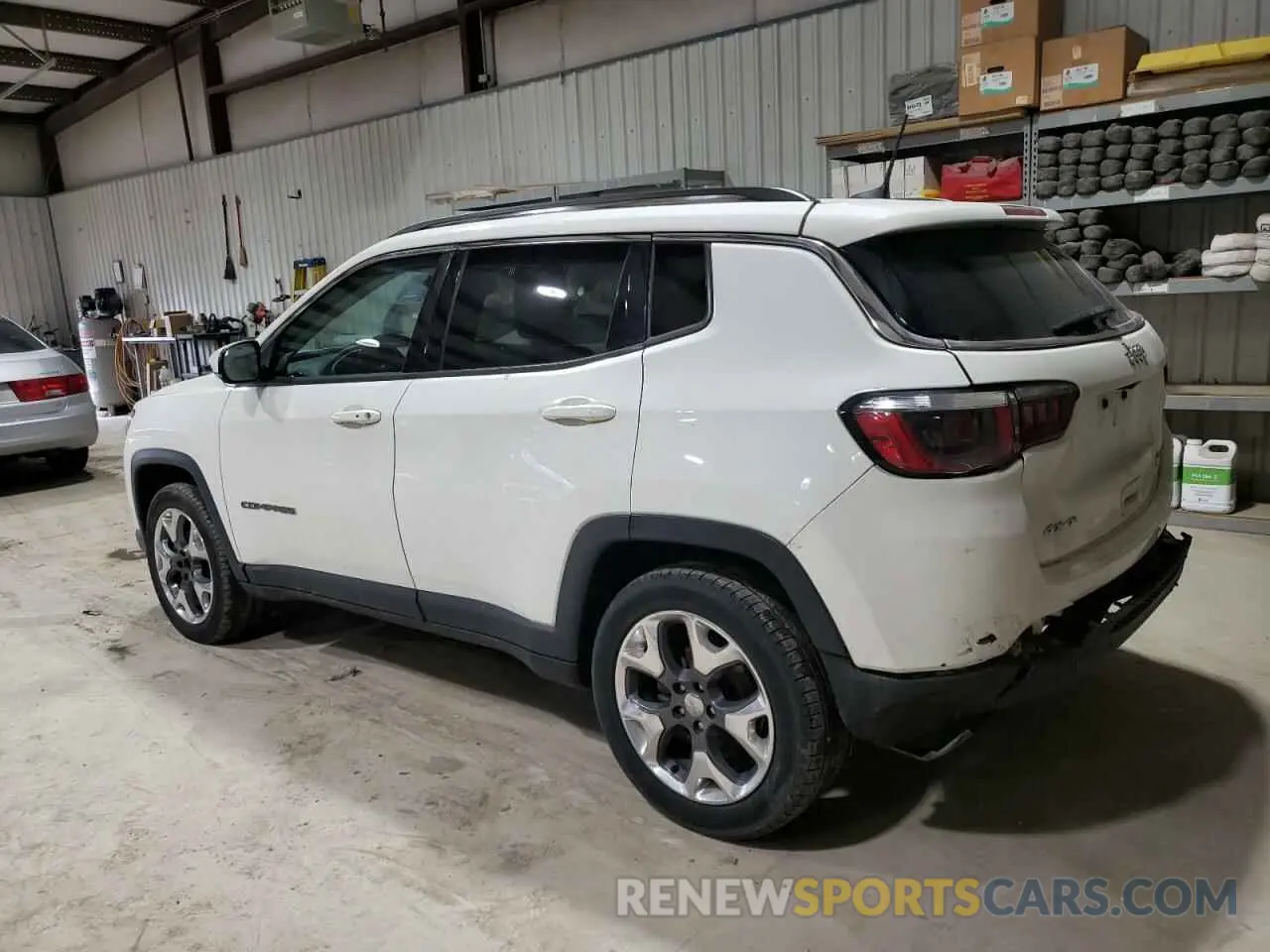 2 fotografías del automóvil dañado 3C4NJDCBXLT111668 JEEP COMPASS 2020