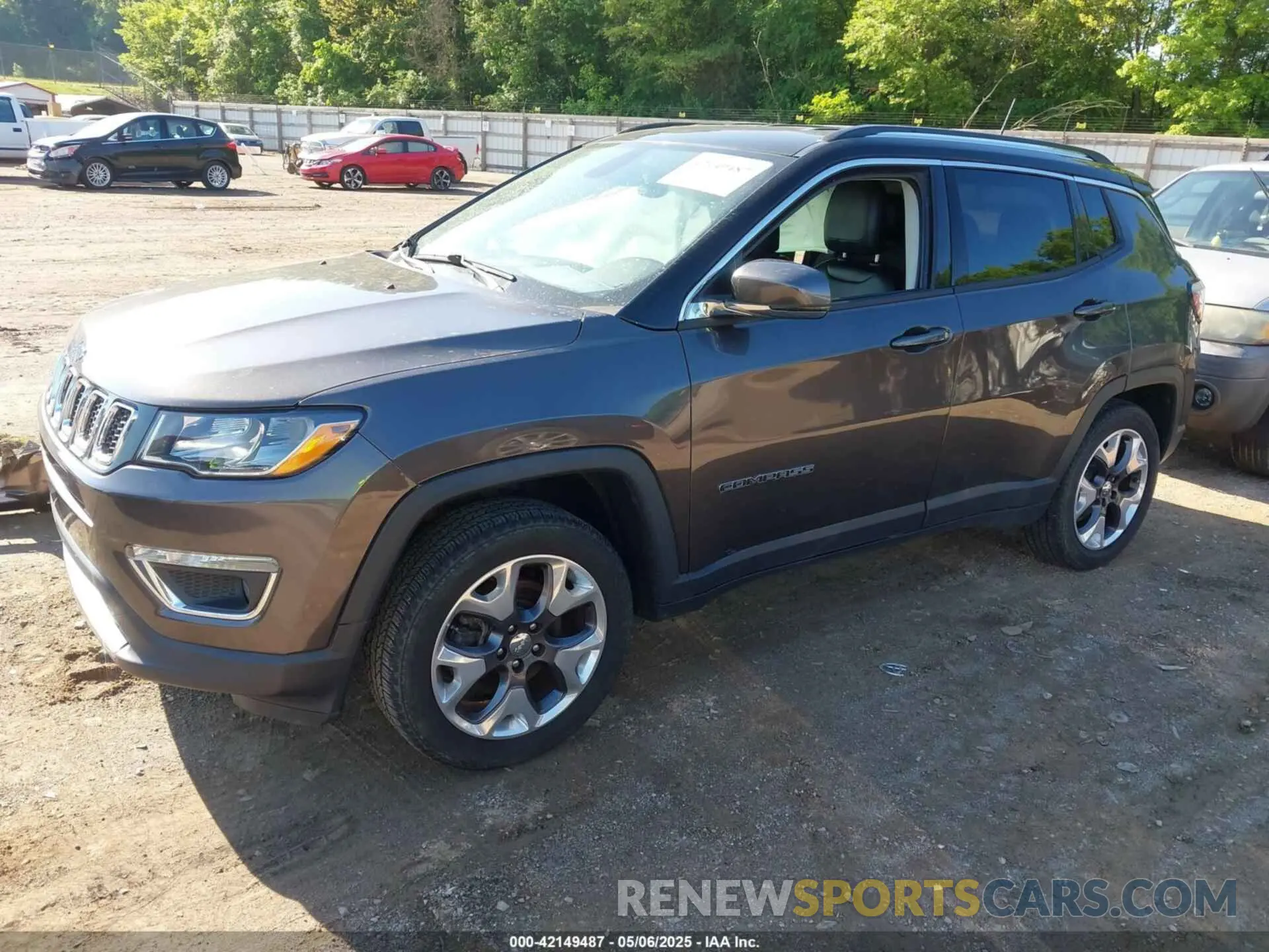 2 fotografías del automóvil dañado 3C4NJDCBXLT208708 JEEP COMPASS 2020