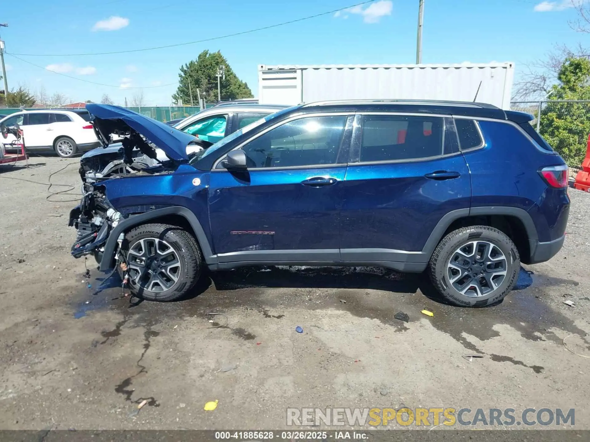 14 fotografías del automóvil dañado 3C4NJDDB1LT106549 JEEP COMPASS 2020