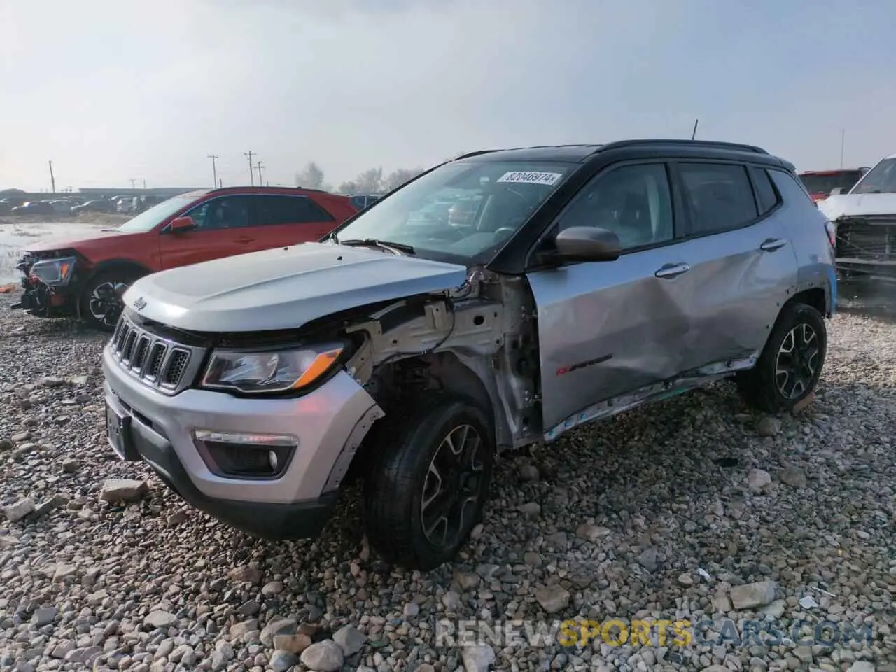 1 fotografías del automóvil dañado 3C4NJDDB1LT195653 JEEP COMPASS 2020