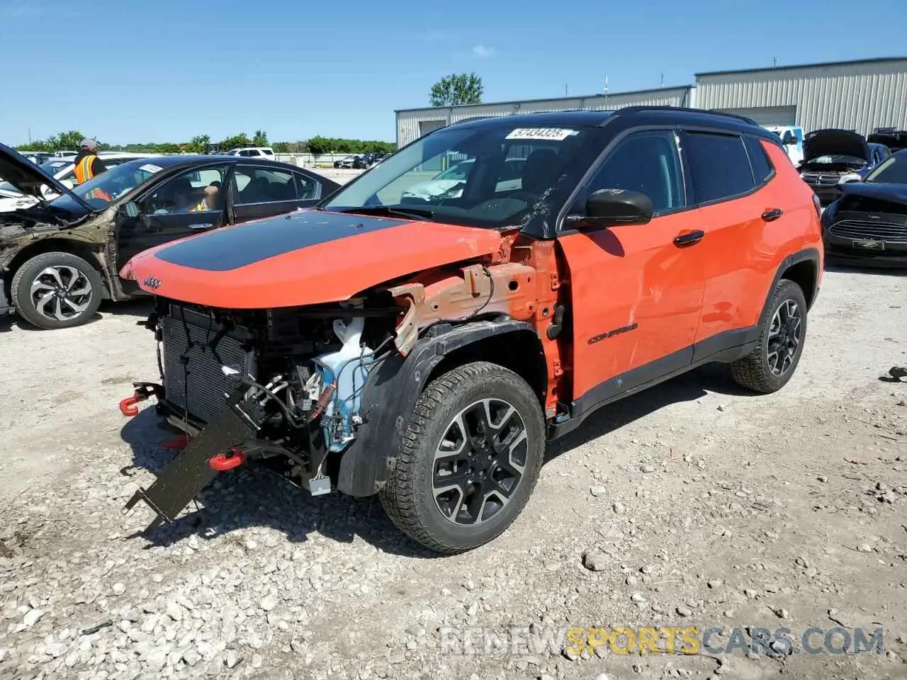1 fotografías del automóvil dañado 3C4NJDDB2LT108889 JEEP COMPASS 2020