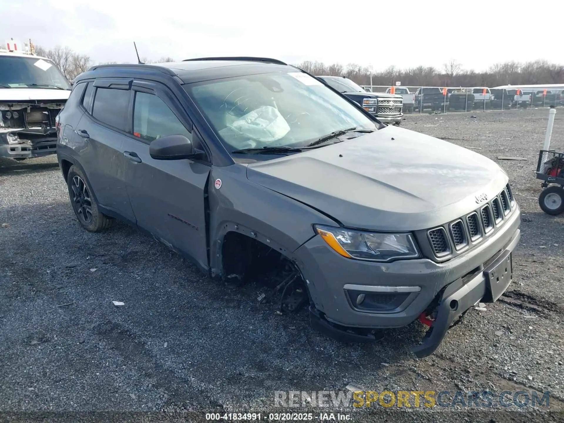1 fotografías del automóvil dañado 3C4NJDDB2LT143948 JEEP COMPASS 2020