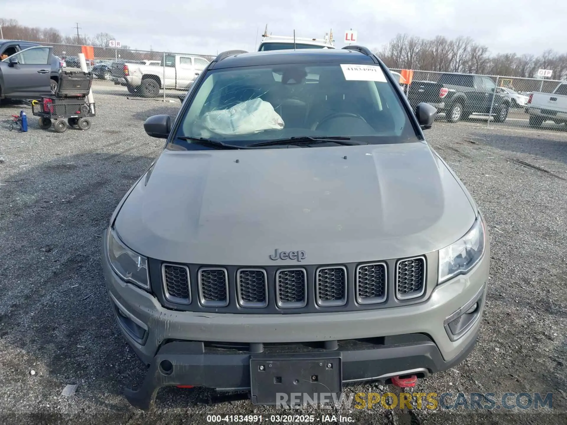 11 fotografías del automóvil dañado 3C4NJDDB2LT143948 JEEP COMPASS 2020