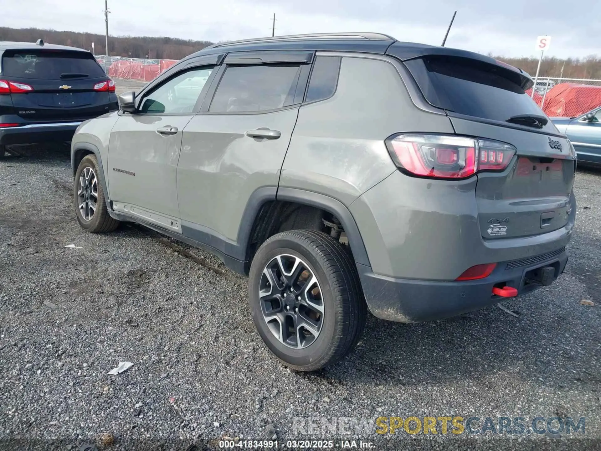 3 fotografías del automóvil dañado 3C4NJDDB2LT143948 JEEP COMPASS 2020
