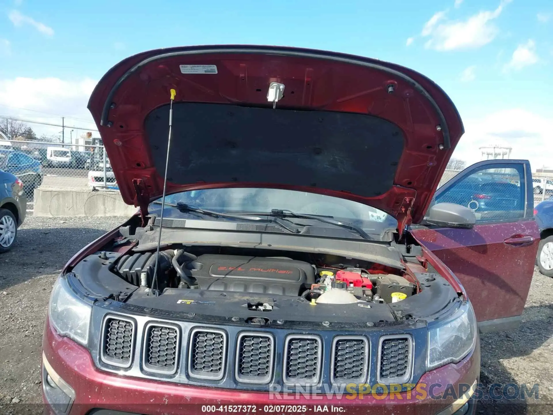 10 fotografías del automóvil dañado 3C4NJDDB2LT239384 JEEP COMPASS 2020