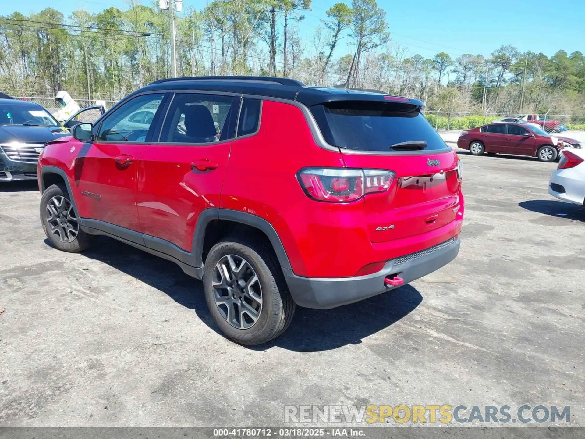 3 fotografías del automóvil dañado 3C4NJDDB3LT207849 JEEP COMPASS 2020