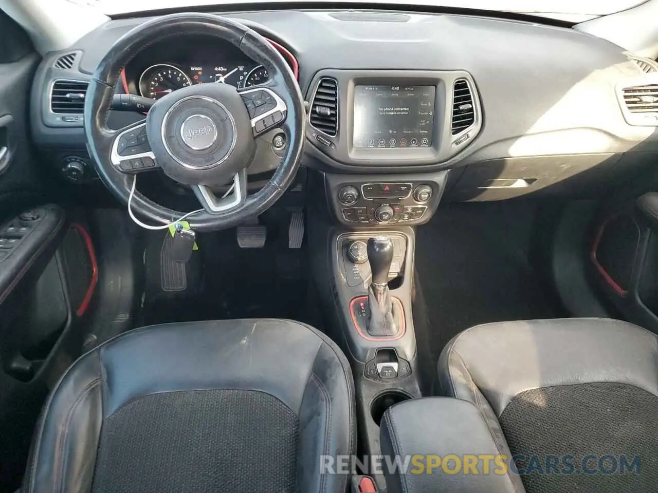 8 fotografías del automóvil dañado 3C4NJDDB3LT208015 JEEP COMPASS 2020