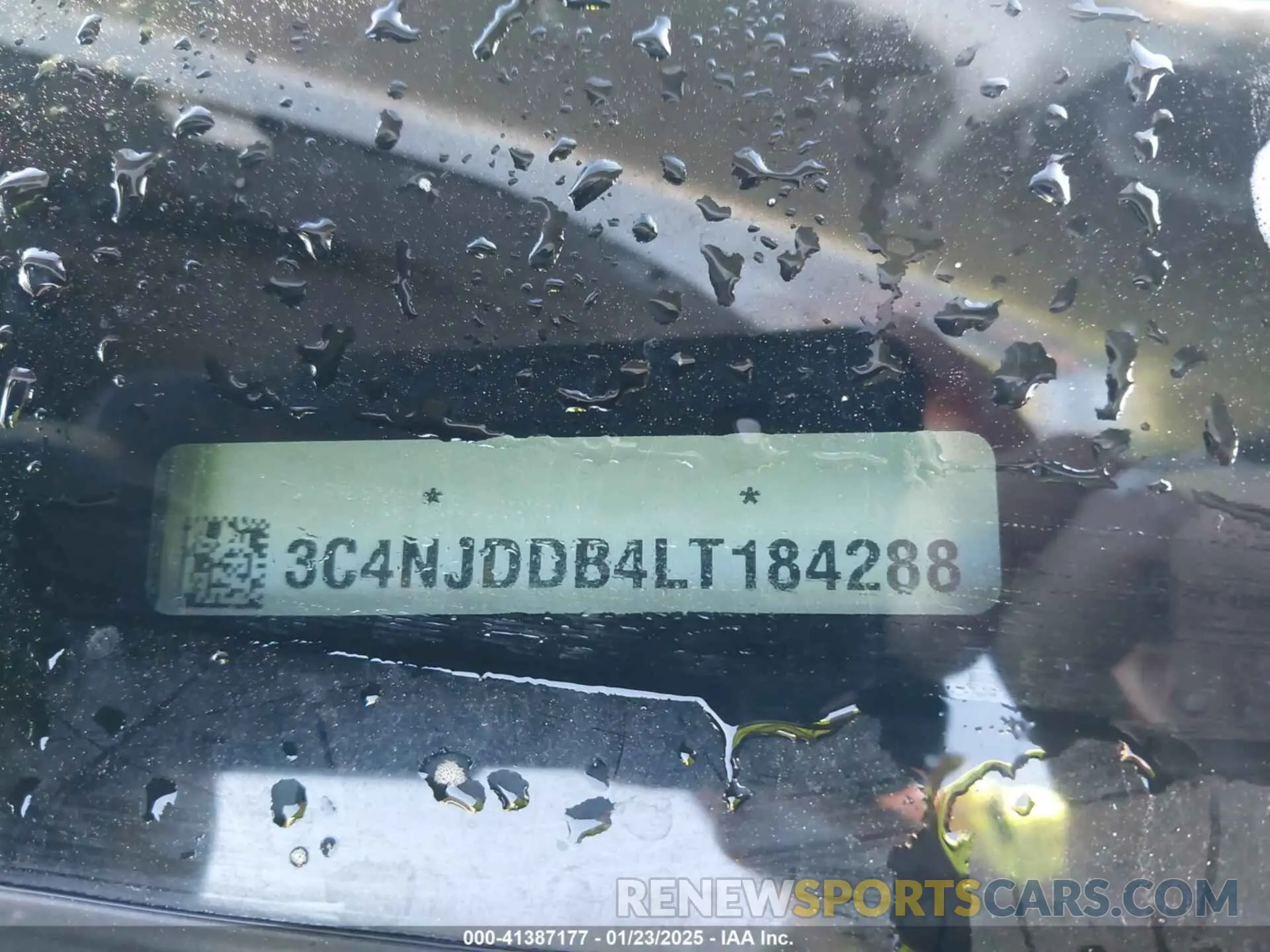 9 fotografías del automóvil dañado 3C4NJDDB4LT184288 JEEP COMPASS 2020