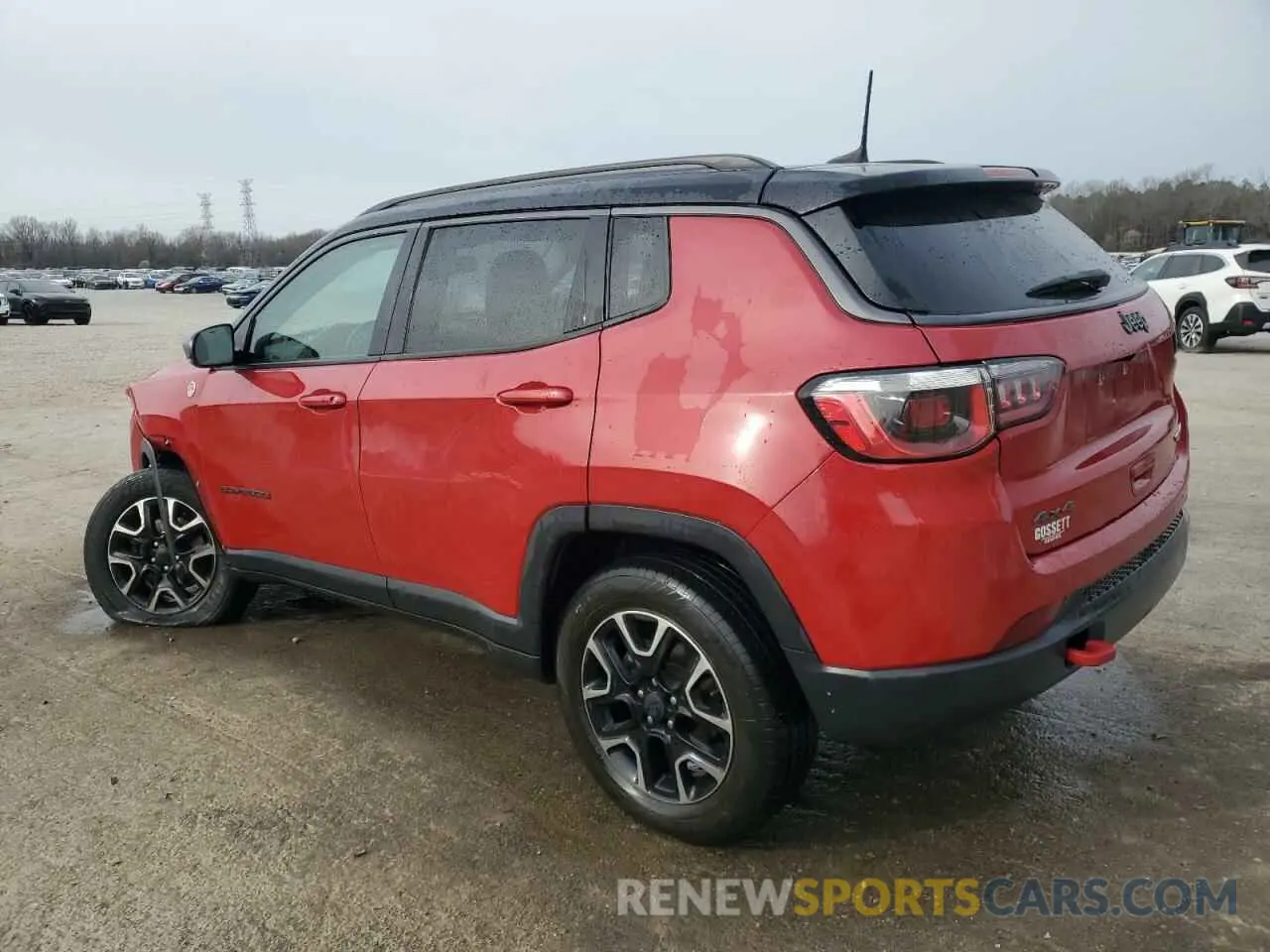 2 fotografías del automóvil dañado 3C4NJDDB5LT122219 JEEP COMPASS 2020