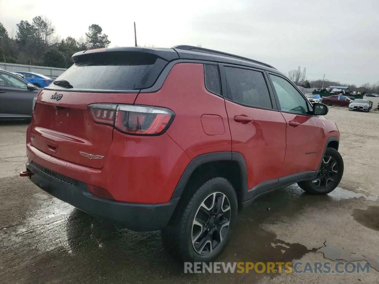 3 fotografías del automóvil dañado 3C4NJDDB5LT122219 JEEP COMPASS 2020