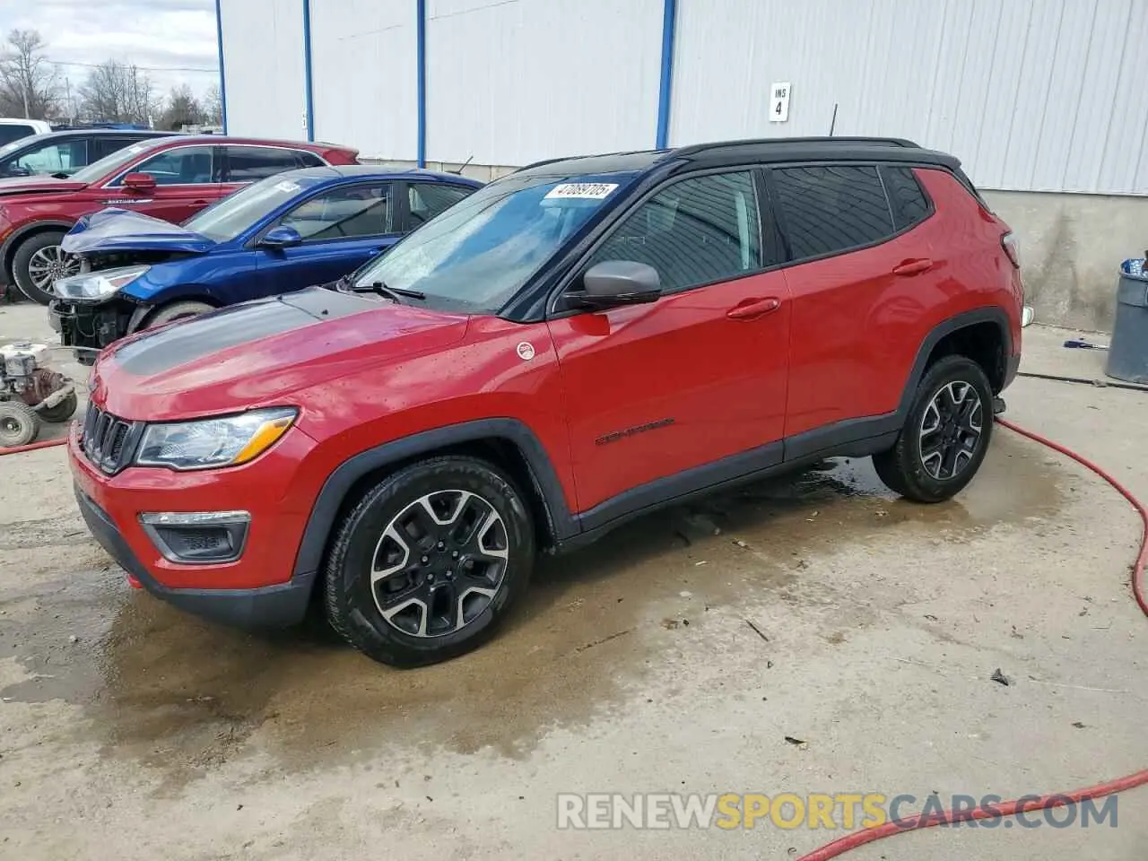 1 fotografías del automóvil dañado 3C4NJDDB5LT123810 JEEP COMPASS 2020