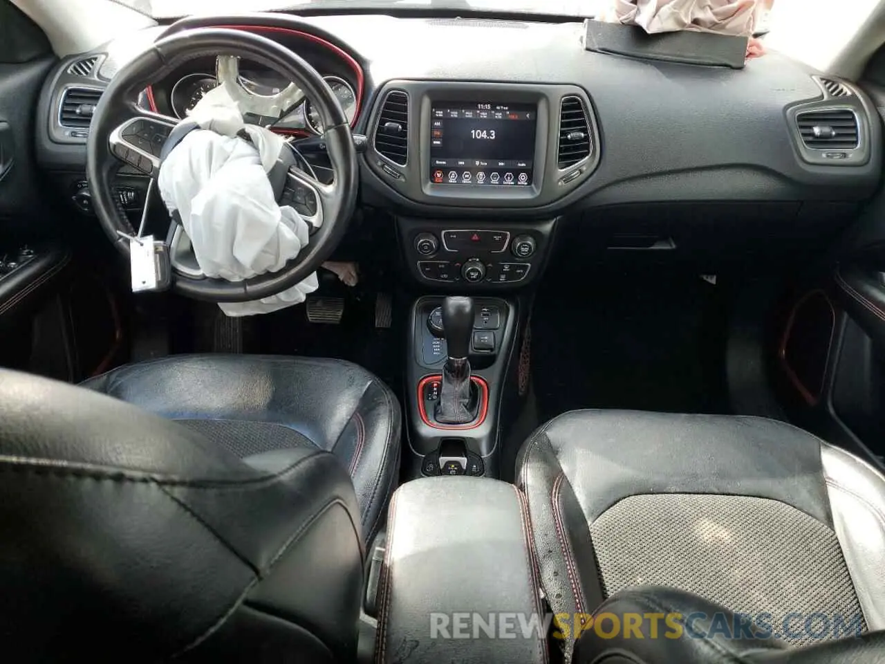 8 fotografías del automóvil dañado 3C4NJDDB5LT123810 JEEP COMPASS 2020
