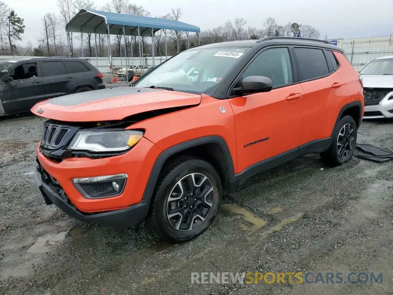 1 fotografías del automóvil dañado 3C4NJDDB5LT142597 JEEP COMPASS 2020