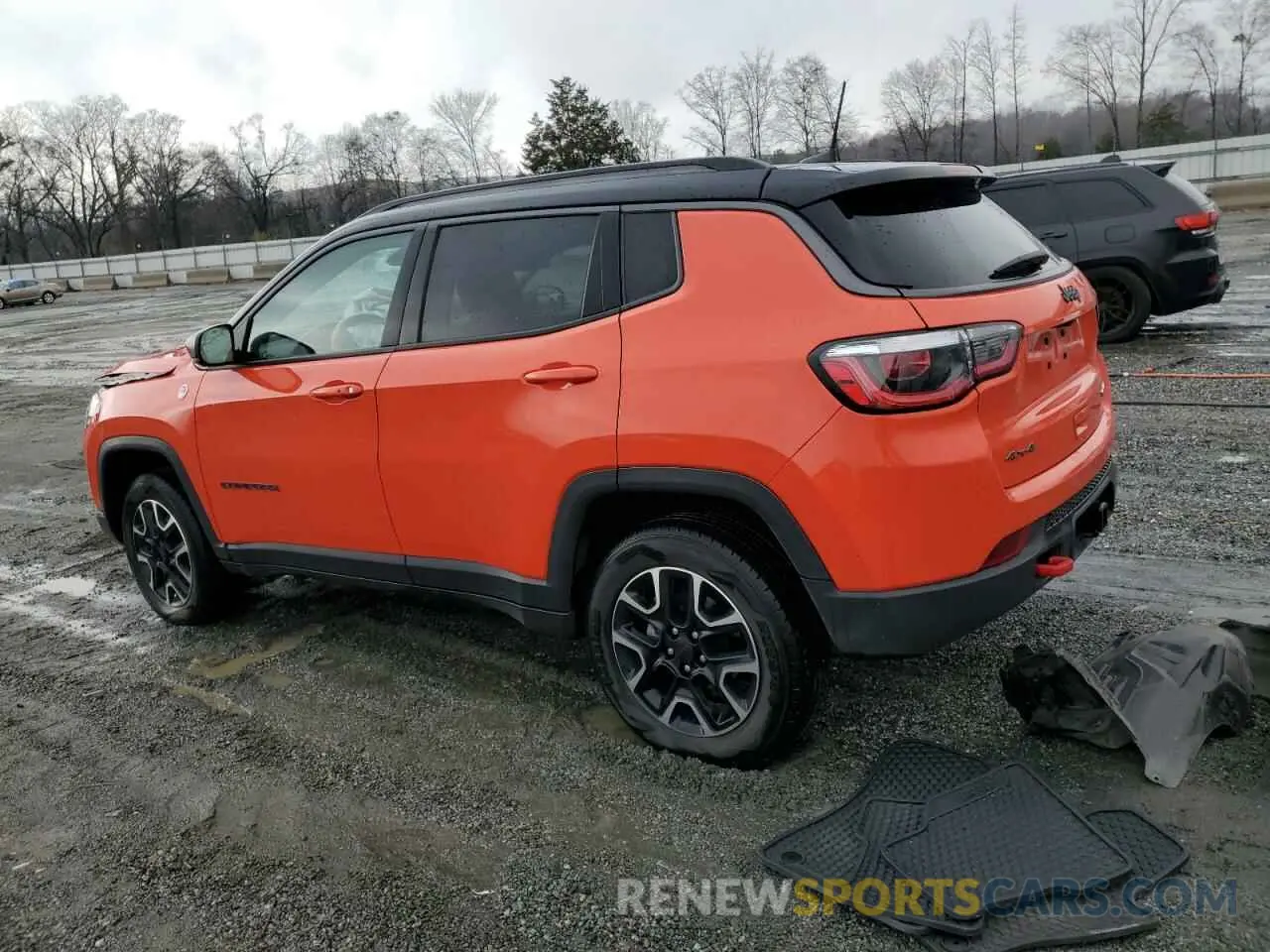 2 fotografías del automóvil dañado 3C4NJDDB5LT142597 JEEP COMPASS 2020