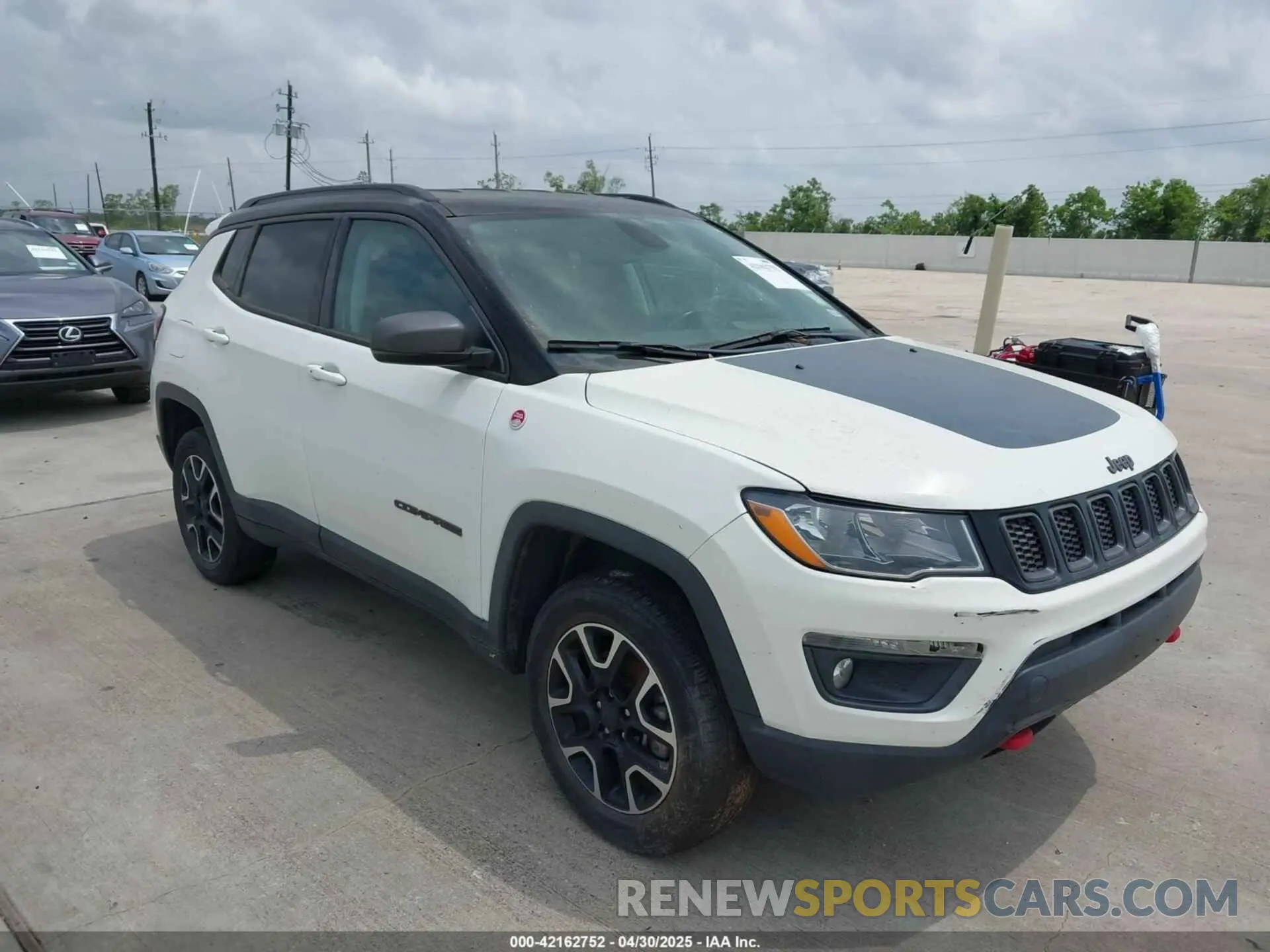 1 fotografías del automóvil dañado 3C4NJDDB5LT159559 JEEP COMPASS 2020