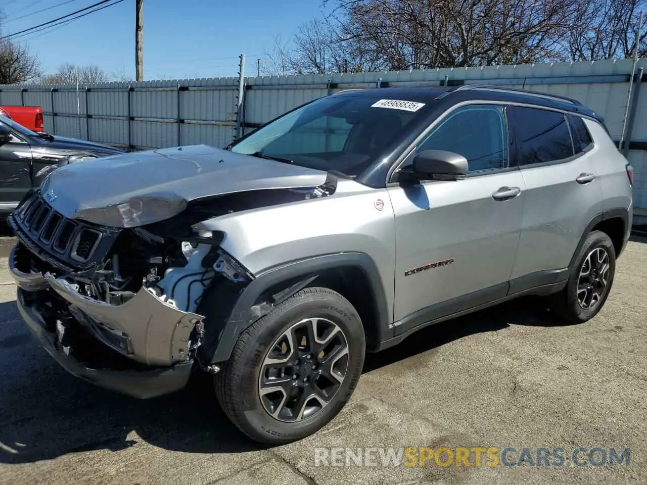 1 fotografías del automóvil dañado 3C4NJDDB6LT165435 JEEP COMPASS 2020