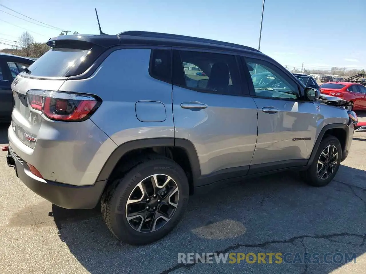 3 fotografías del automóvil dañado 3C4NJDDB6LT165435 JEEP COMPASS 2020