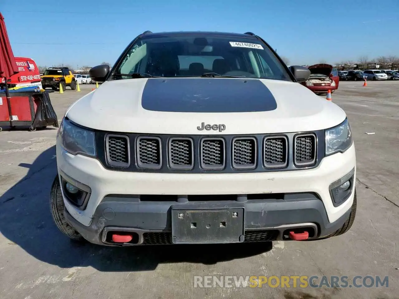 5 fotografías del automóvil dañado 3C4NJDDB7LT118561 JEEP COMPASS 2020
