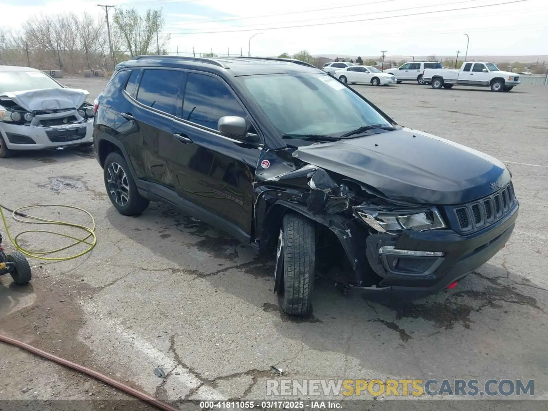 1 fotografías del automóvil dañado 3C4NJDDB7LT129673 JEEP COMPASS 2020