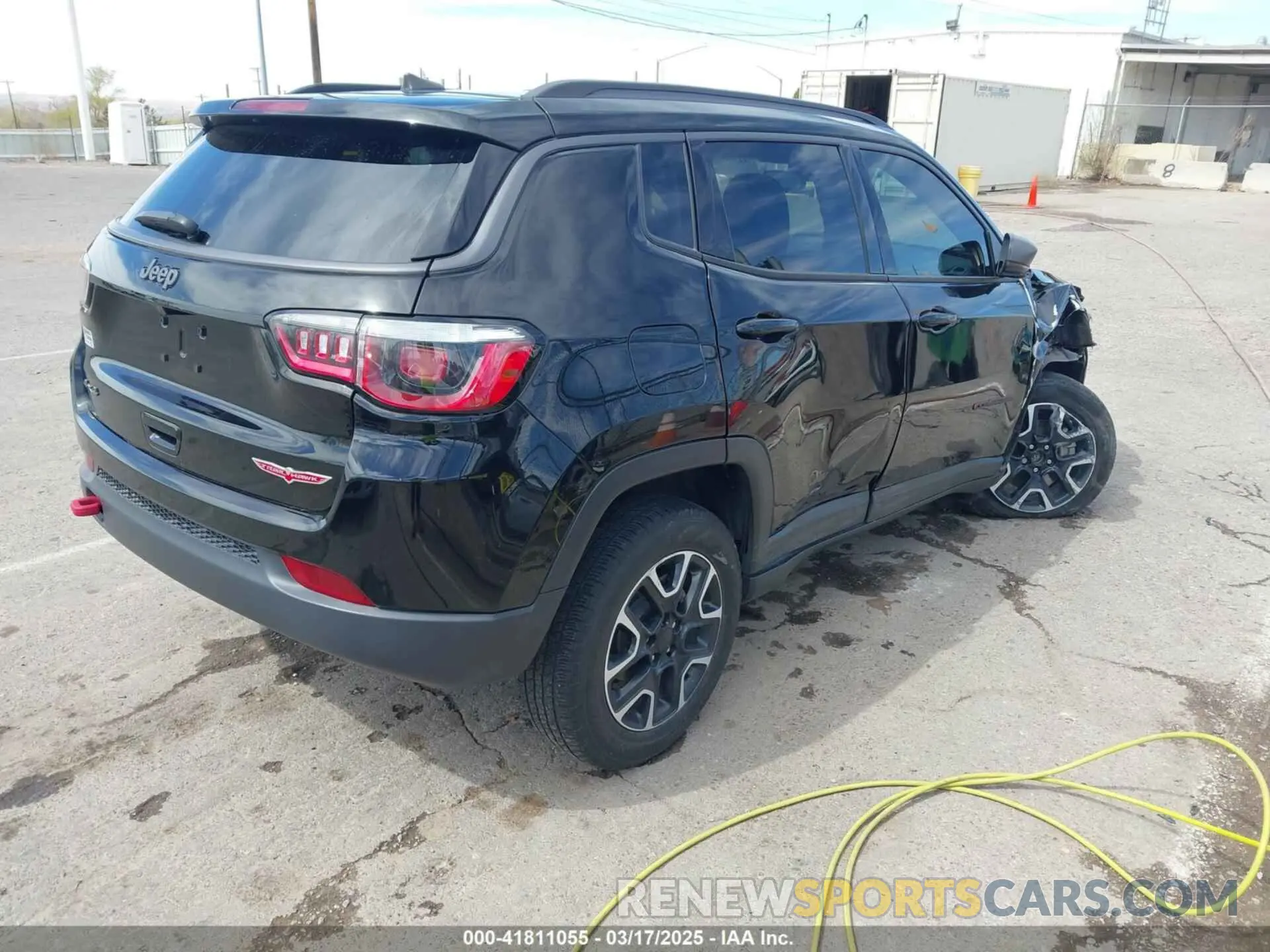 4 fotografías del automóvil dañado 3C4NJDDB7LT129673 JEEP COMPASS 2020