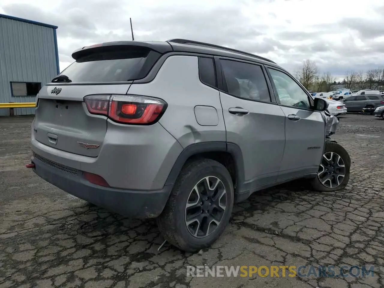 3 fotografías del automóvil dañado 3C4NJDDB7LT171664 JEEP COMPASS 2020