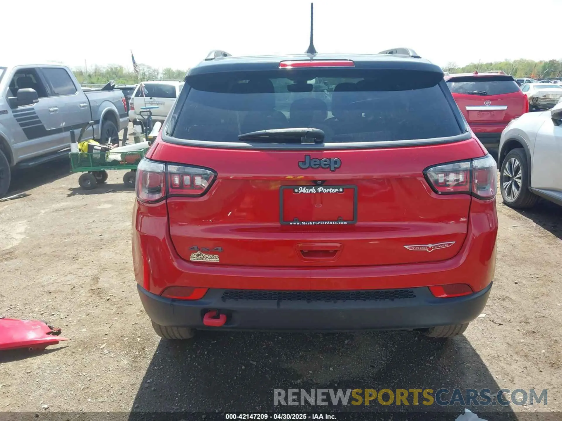 17 fotografías del automóvil dañado 3C4NJDDB7LT196242 JEEP COMPASS 2020