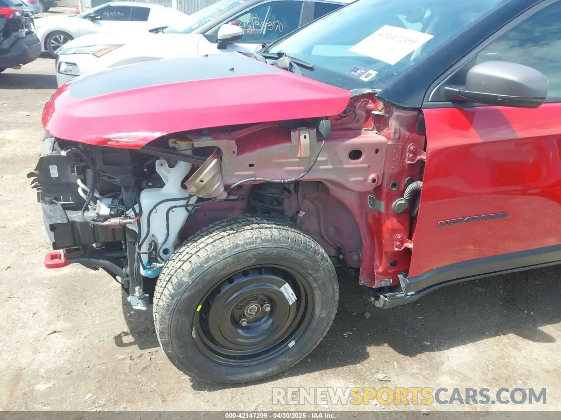 18 fotografías del automóvil dañado 3C4NJDDB7LT196242 JEEP COMPASS 2020