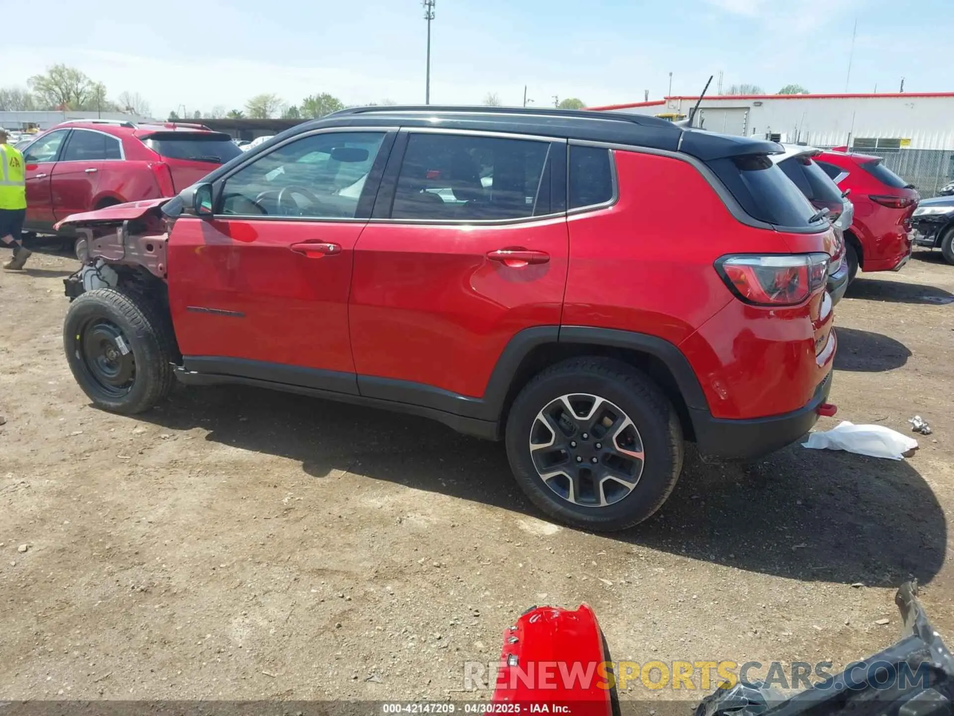 3 fotografías del automóvil dañado 3C4NJDDB7LT196242 JEEP COMPASS 2020