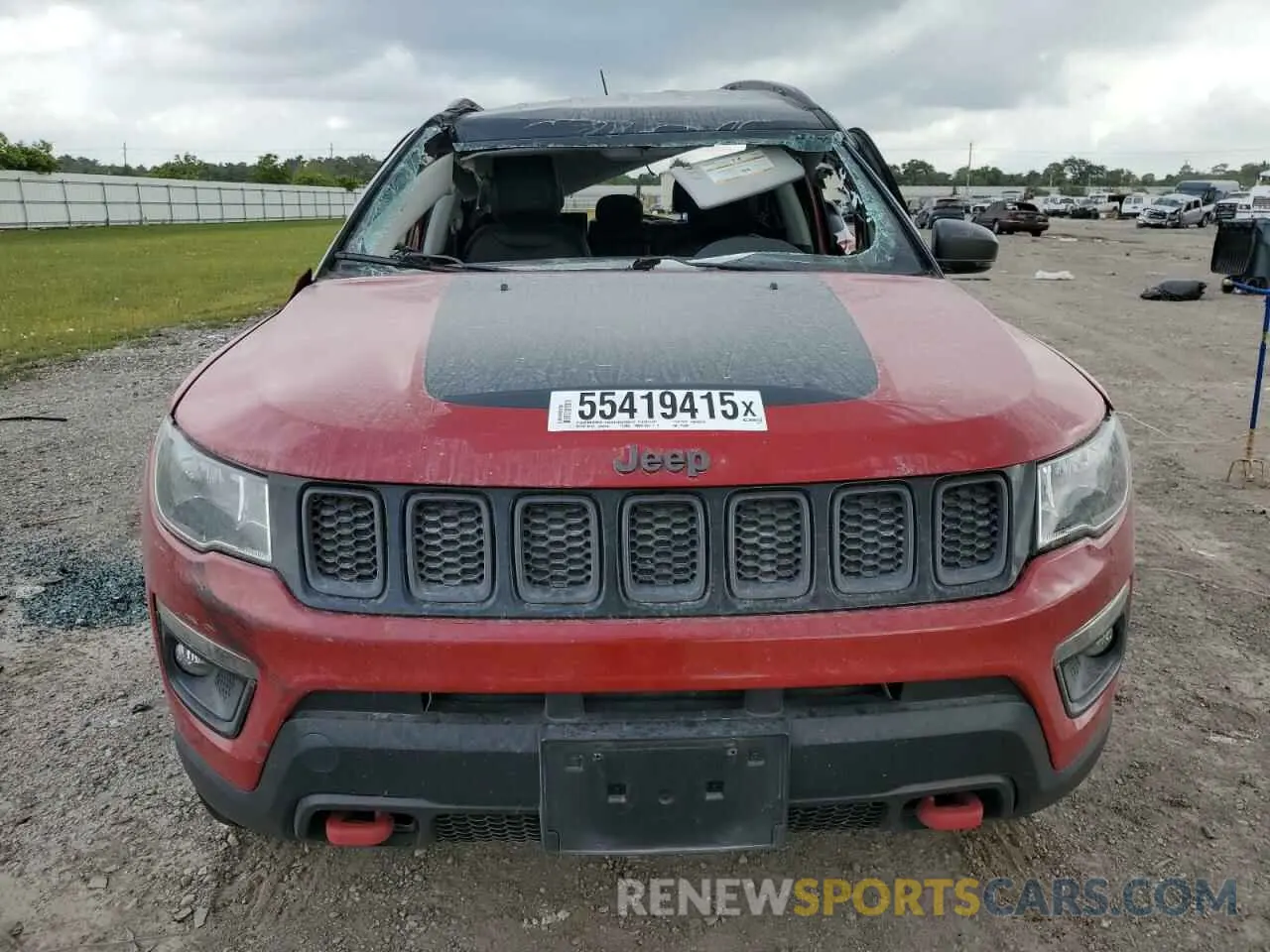 5 fotografías del automóvil dañado 3C4NJDDB7LT214691 JEEP COMPASS 2020