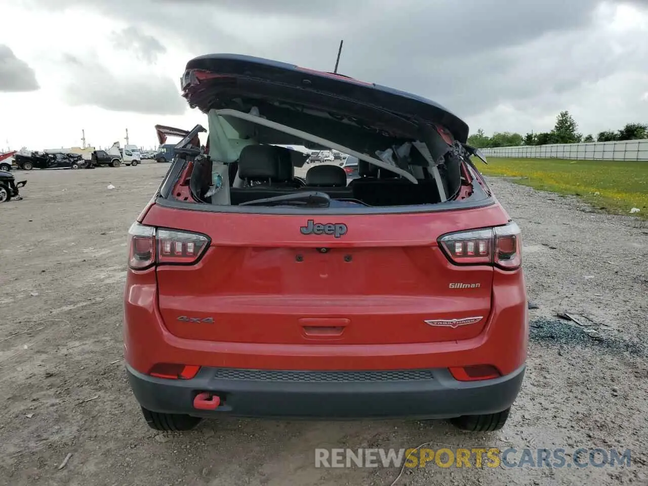 6 fotografías del automóvil dañado 3C4NJDDB7LT214691 JEEP COMPASS 2020