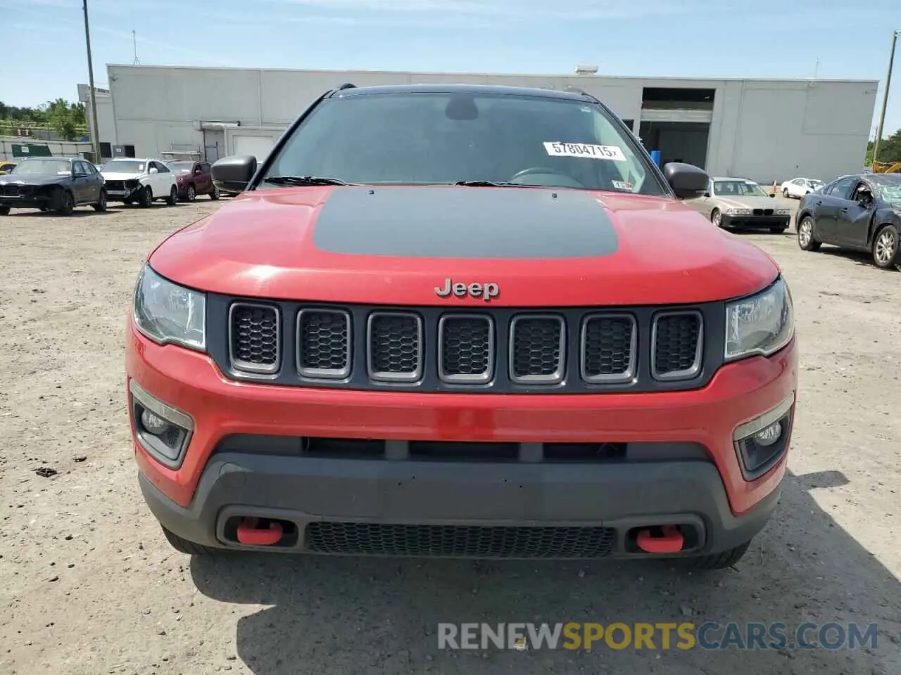 5 fotografías del automóvil dañado 3C4NJDDB9LT171455 JEEP COMPASS 2020
