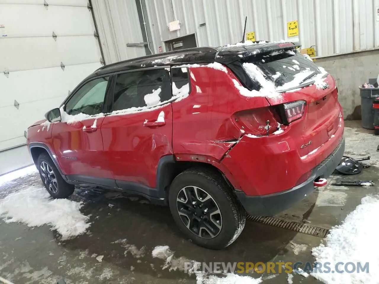 2 fotografías del automóvil dañado 3C4NJDDBXLT122037 JEEP COMPASS 2020