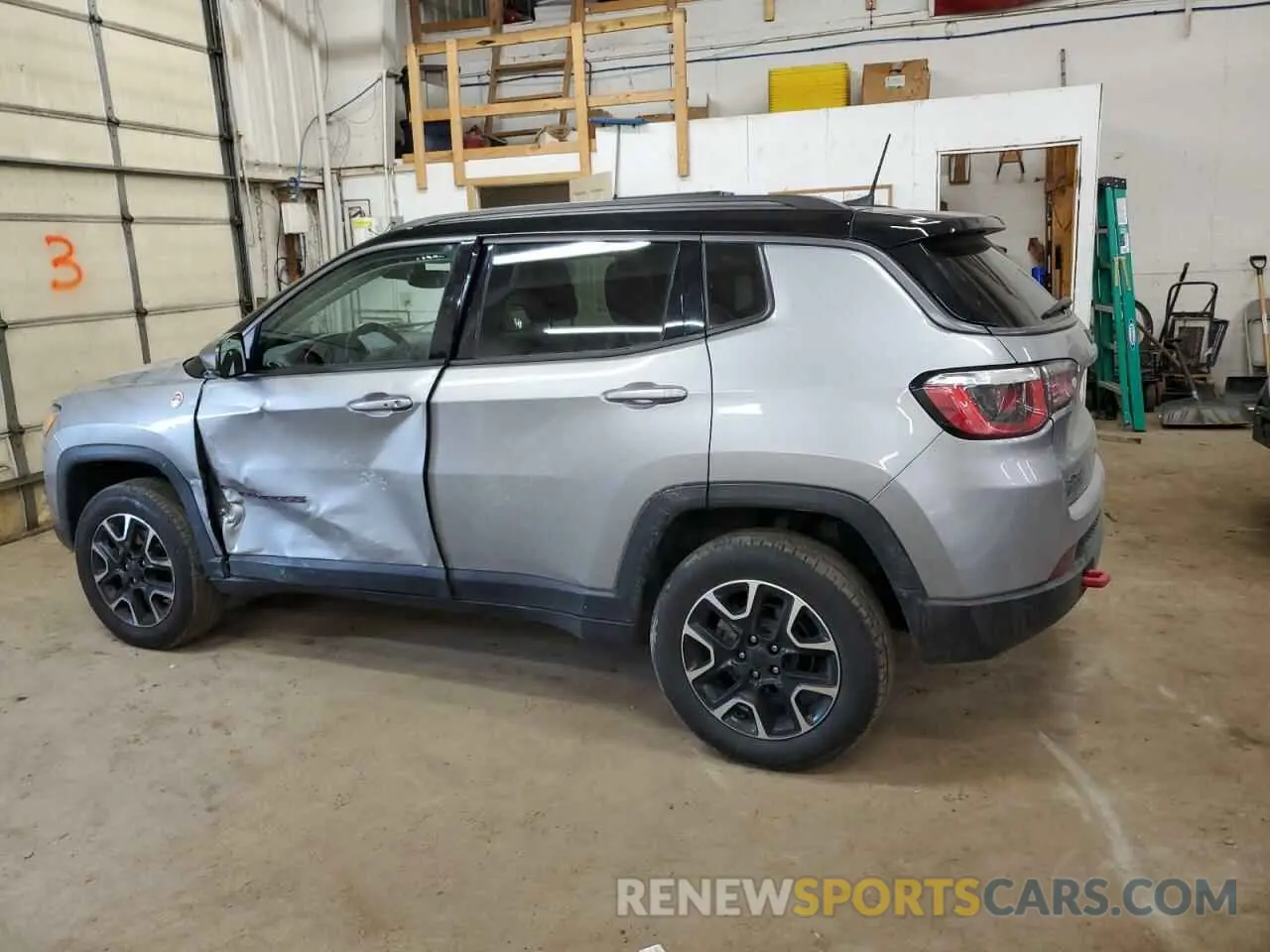 2 fotografías del automóvil dañado 3C4NJDDBXLT207864 JEEP COMPASS 2020