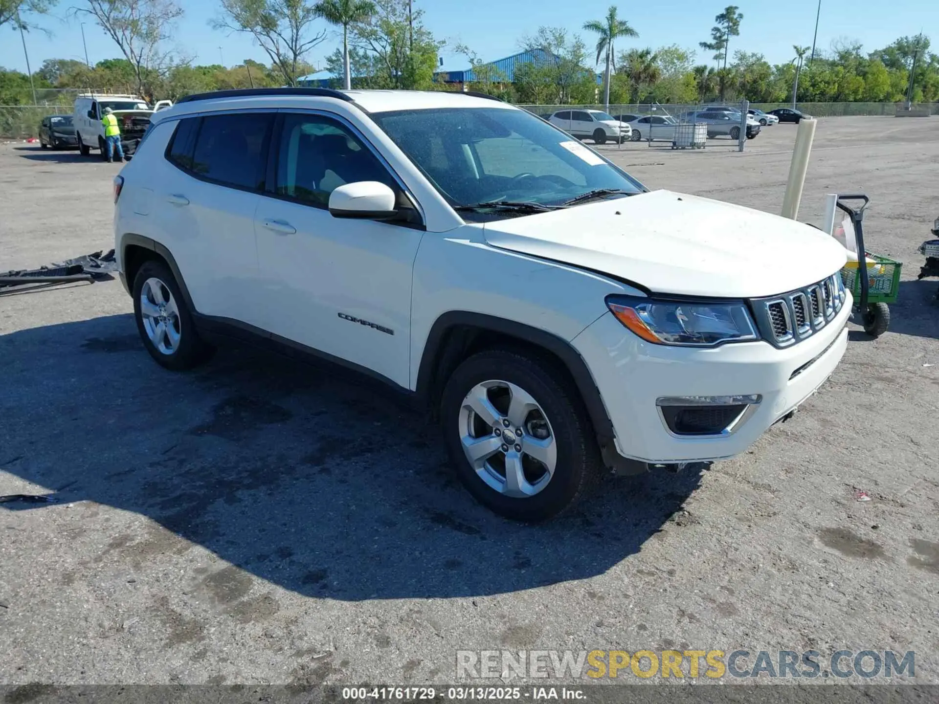 1 fotografías del automóvil dañado 3c4njcbb2lt121185 JEEP COMPASS 2020