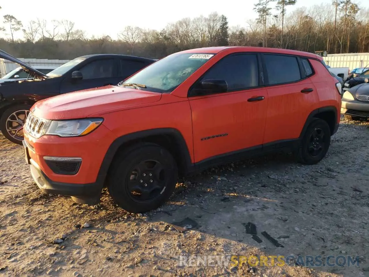 1 fotografías del automóvil dañado 3C4NJCAB2MT501985 JEEP COMPASS 2021