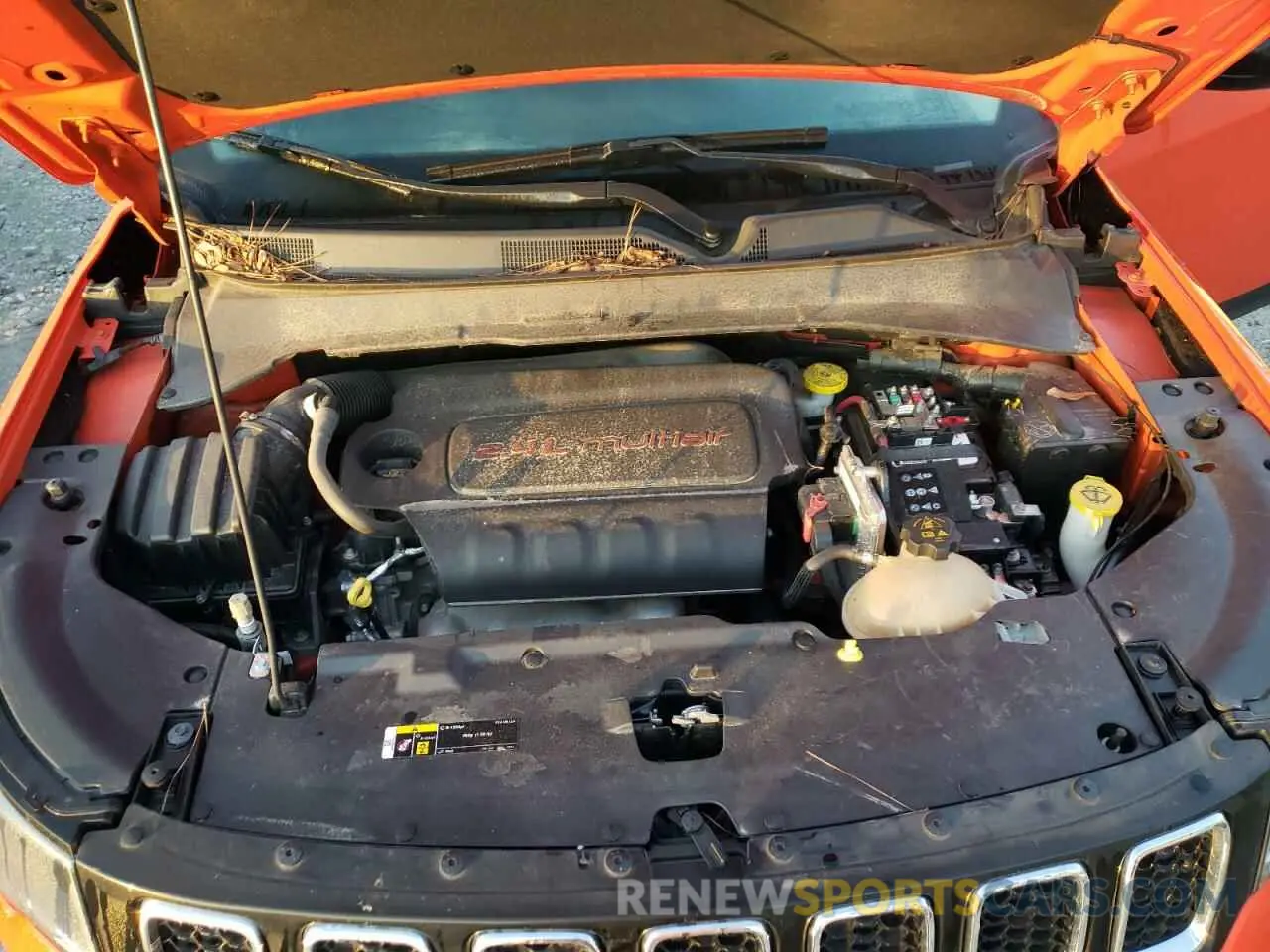 12 fotografías del automóvil dañado 3C4NJCAB2MT501985 JEEP COMPASS 2021