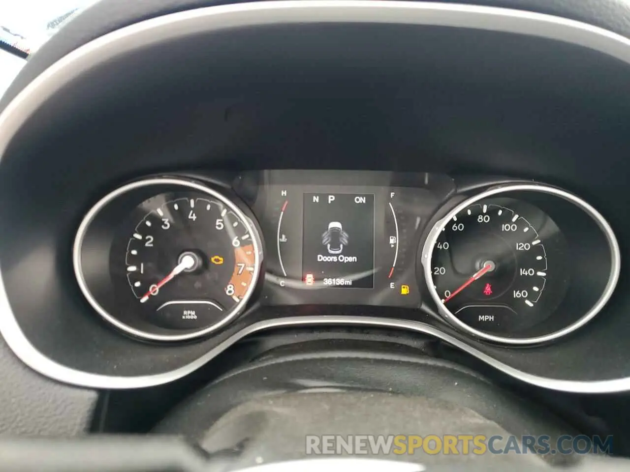 9 fotografías del automóvil dañado 3C4NJCAB5MT514293 JEEP COMPASS 2021