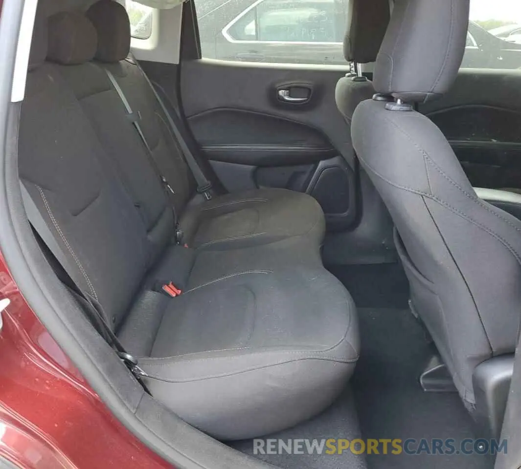 10 fotografías del automóvil dañado 3C4NJCAB7MT508401 JEEP COMPASS 2021