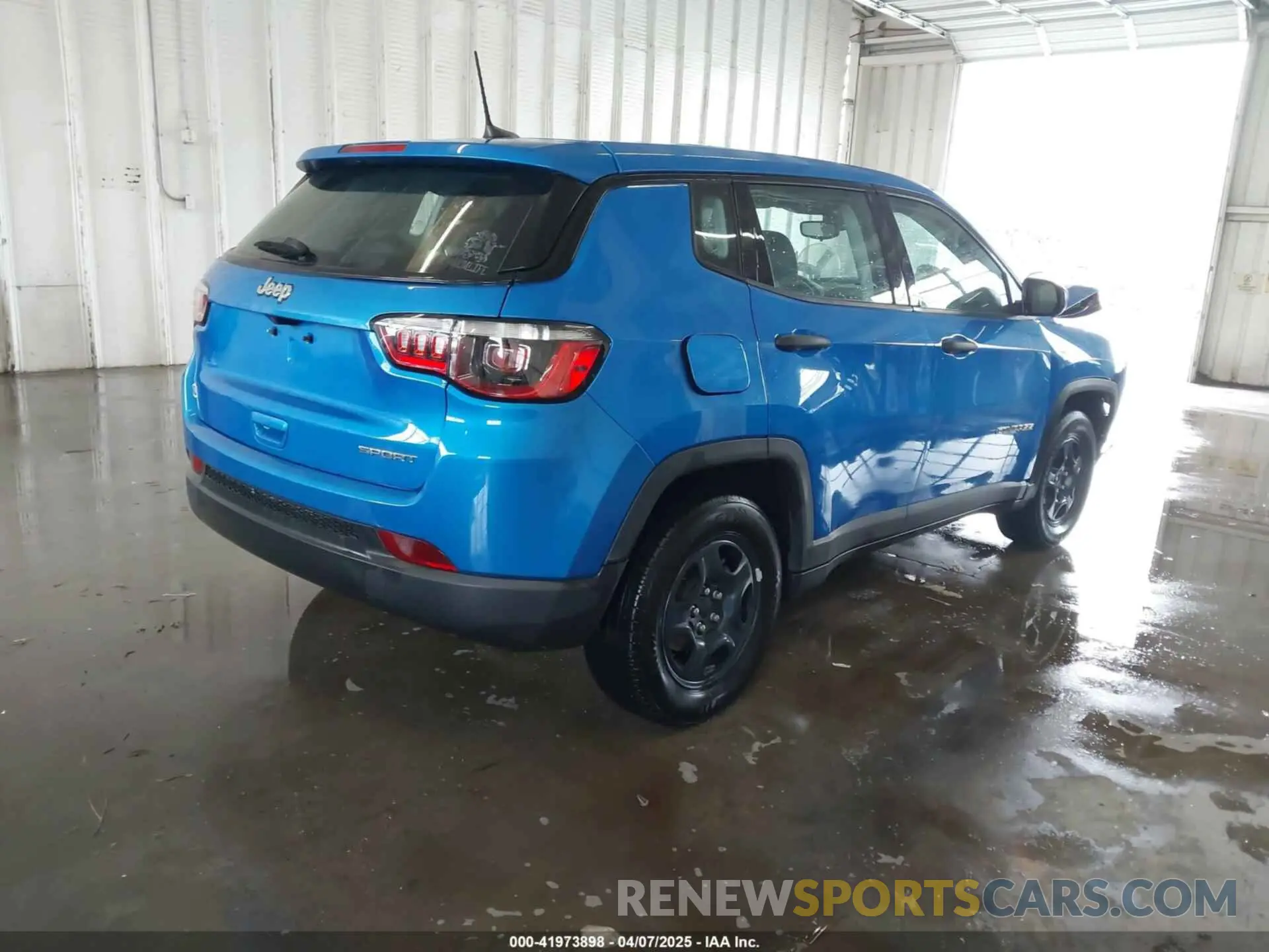 4 fotografías del automóvil dañado 3C4NJCAB8MT510898 JEEP COMPASS 2021