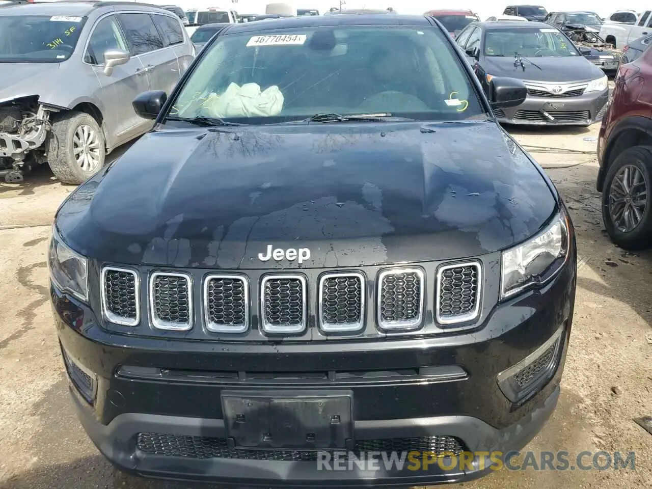 5 fotografías del automóvil dañado 3C4NJCAB8MT560264 JEEP COMPASS 2021